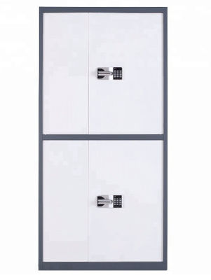 Meuble d'archivage confidentiel vertical en acier de meubles de bureau de 2 portes des tiroirs 4