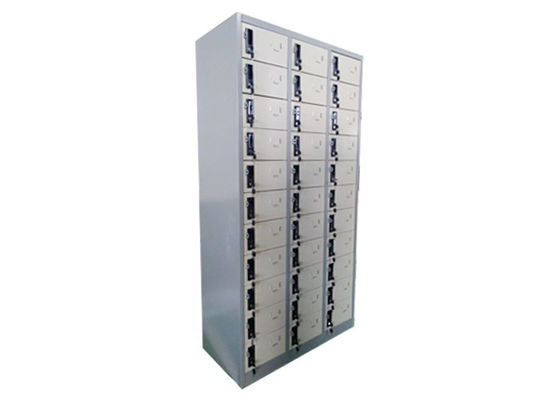 Les casiers d'école en métal de revêtement de poudre, casier de stockage en métal de 33 portes facile se réunissent
