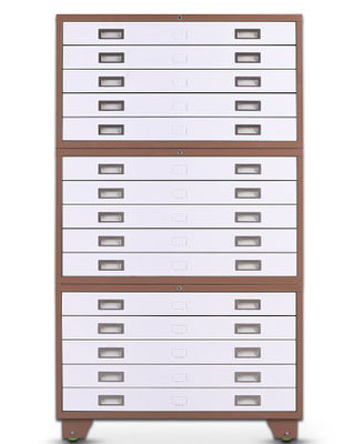 Classeur en acier adapté aux besoins du client de carte d'armoire de dessin de papier des meubles de bureau A4