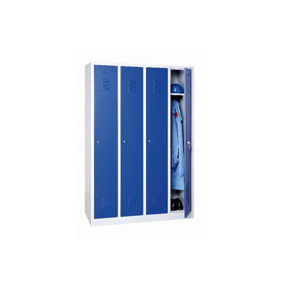 Démantelez le casier en acier de porte de la structure 4, placard adapté aux besoins du client en métal pour des vêtements