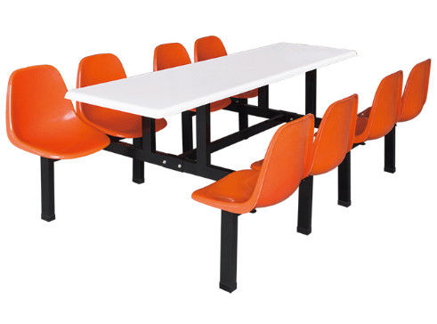 Mobilier scolaire d'ensembles de chaise de Tableau de restaurant de table de salle à manger de cantine scolaire en métal et d'étudiant de Seat