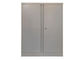 Cabinet en acier gris-clair de deux portes, Cabinets en acier laminés à froid d'atelier