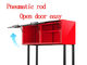 Cabinets rouges de garage de serrure électronique de mot de passe, Cabinets modulaires aériens de garage