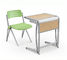 Série unique de haute qualité utilisée réglable de salle de classe de lycée de mobilier scolaire de Tableau de bureau de siège unique d'équilibre de salle de classe