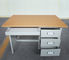 Bureau multifonctionnel coloré en acier détachable de meubles de bureau de 3 tiroirs