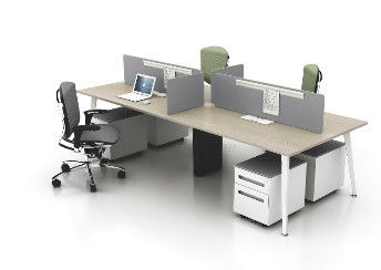 Bureau de poste de travail de personne du message publicitaire 4, bureaux en acier ignifuges d'Office Depot