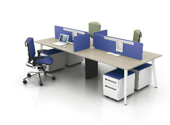 Bureau de poste de travail de personne du message publicitaire 4, bureaux en acier ignifuges d'Office Depot