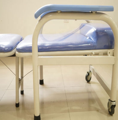 Metal la chaise pliante en acier de ventes de meubles de réception de bureau de clinique d'hôpital
