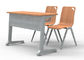 Tableau en acier d'étude de bureau de salle de classe de chaise d'étudiant de meubles de collège pour Seat simple ou double