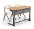 Mobilier scolaire en acier pour le bureau et l'étudiant Table Cheap Price de meubles de salle de classe d'enfants de chaise